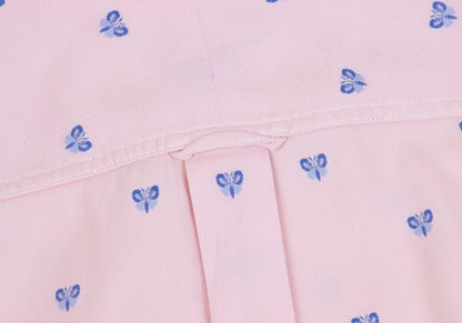 COMME des GARCONS HOMME Butterfly Oxford Shirt Pink Size S