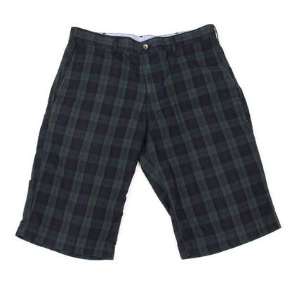 COMME des GARCONS HOMME Blackwatch Cotton Shorts Size S