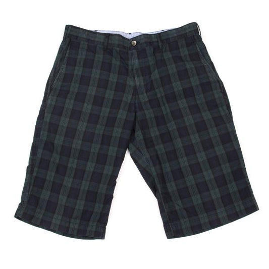 COMME des GARCONS HOMME Blackwatch Cotton Shorts Size S