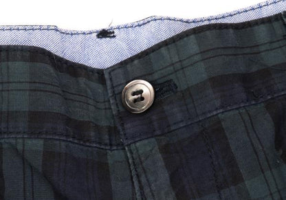 COMME des GARCONS HOMME Blackwatch Cotton Shorts Size S