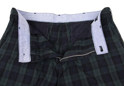 COMME des GARCONS HOMME Blackwatch Cotton Shorts Size S