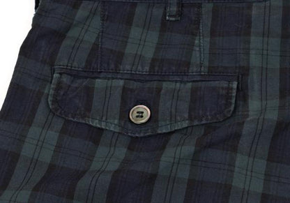 COMME des GARCONS HOMME Blackwatch Cotton Shorts Size S