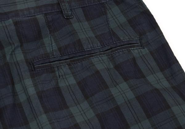 COMME des GARCONS HOMME Blackwatch Cotton Shorts Size S