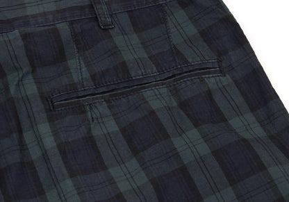COMME des GARCONS HOMME Blackwatch Cotton Shorts Size S