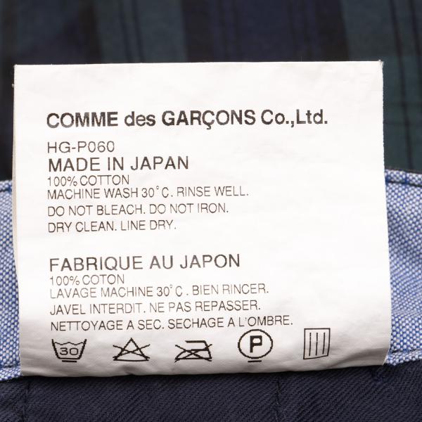 COMME des GARCONS HOMME Blackwatch Cotton Shorts Size S