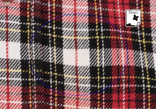 JUNYA WATANABE MAN CDG Patchwork Check Shirt Red Size S