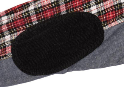 JUNYA WATANABE MAN CDG Patchwork Check Shirt Red Size S