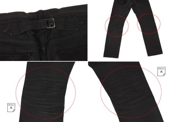 Junya Watanabe Man Corduroy Waist Cotton Pants Black Size S