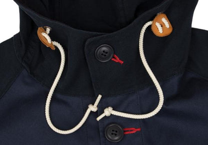 eYe Junya W x Carhartt Mixed Material Hoodie Blue Size XS