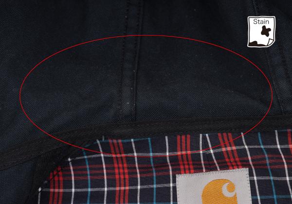 eYe Junya W x Carhartt Mixed Material Hoodie Blue Size XS