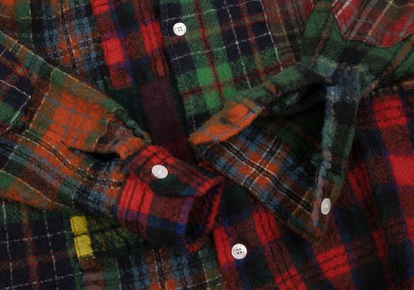 eYe JUNYA WATANABE MAN Felted Crazy Shirt Green Size XS