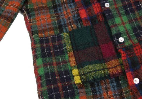 eYe JUNYA WATANABE MAN Felted Crazy Shirt Green Size XS