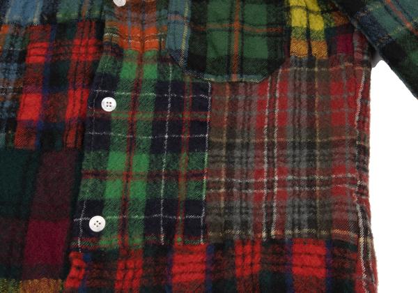 eYe JUNYA WATANABE MAN Felted Crazy Shirt Green Size XS