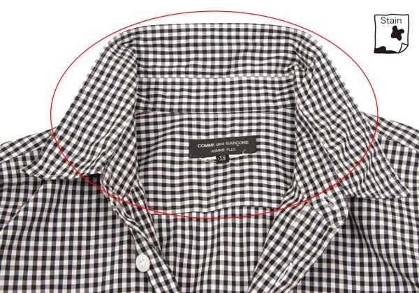 COMME des GARCONS HOMME PLUS Shirt Black/White Size XS