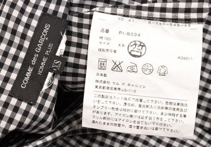 COMME des GARCONS HOMME PLUS Shirt Black/White Size XS