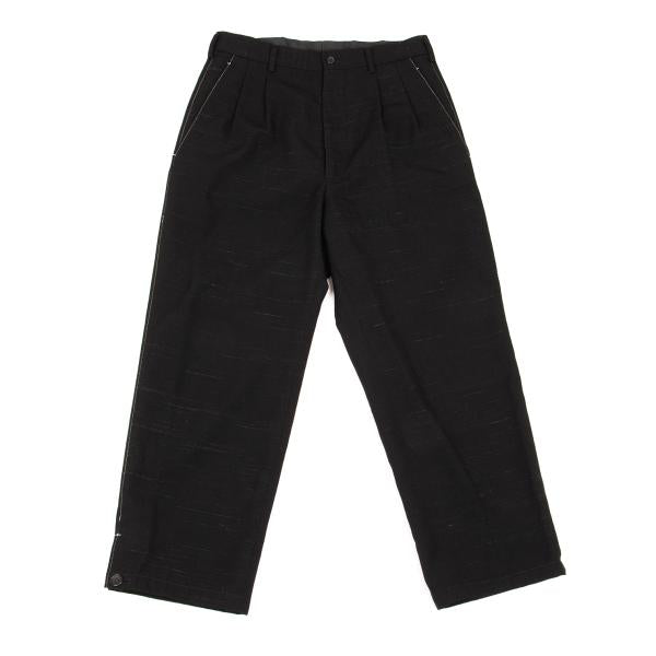 Yohji Yamamoto POUR HOMME 97AW Wool Color Pants Black Size M
