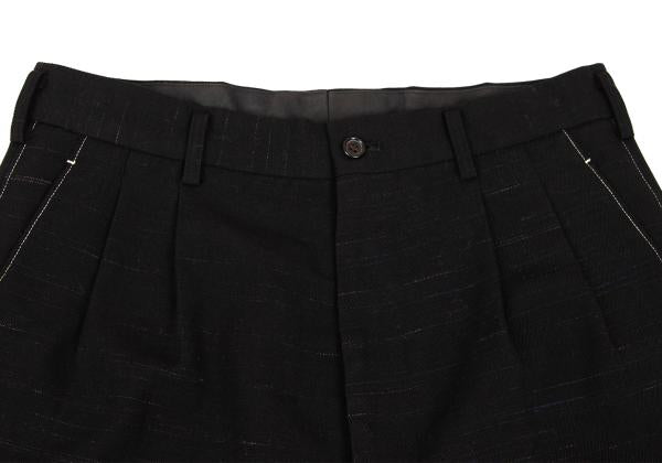 Yohji Yamamoto POUR HOMME 97AW Wool Color Pants Black Size M