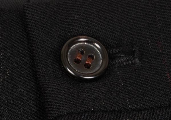 Yohji Yamamoto POUR HOMME 97AW Wool Color Pants Black Size M
