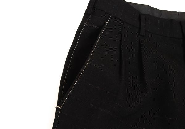 Yohji Yamamoto POUR HOMME 97AW Wool Color Pants Black Size M