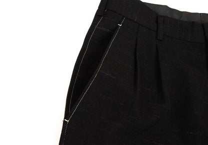 Yohji Yamamoto POUR HOMME 97AW Wool Color Pants Black Size M