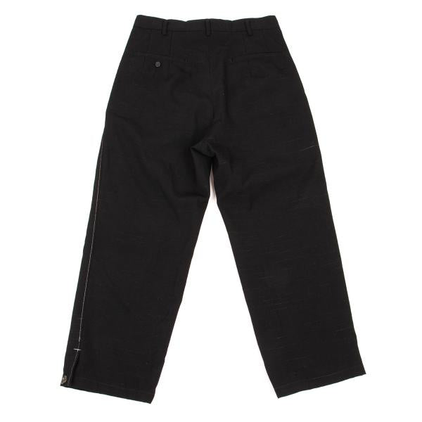 Yohji Yamamoto POUR HOMME 97AW Wool Color Pants Black Size M