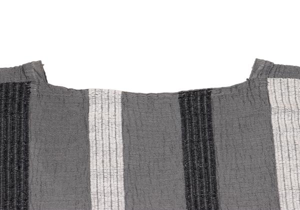 ISSEY MIYAKE me Line Embroidered Pleated Top Gray Size F