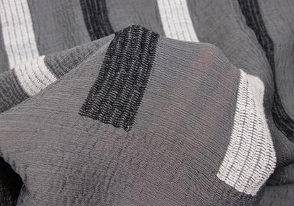 ISSEY MIYAKE me Line Embroidered Pleated Top Gray Size F