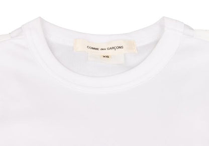 COMME des GARCONS Poly Layered Back Design Top White Size XS