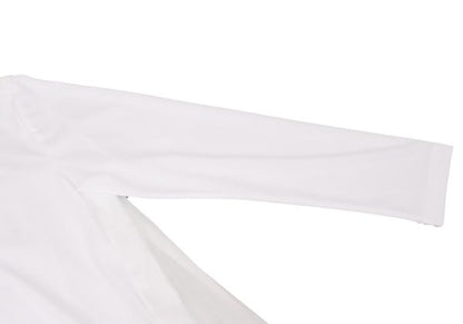 COMME des GARCONS Poly Layered Back Design Top White Size XS