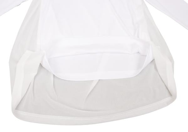 COMME des GARCONS Poly Layered Back Design Top White Size XS