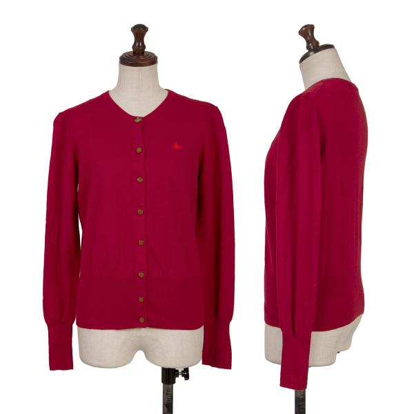 Vivienne Westwood Red Label Orb Cardigan Red Size 2