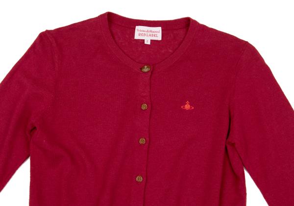 Vivienne Westwood Red Label Orb Cardigan Red Size 2