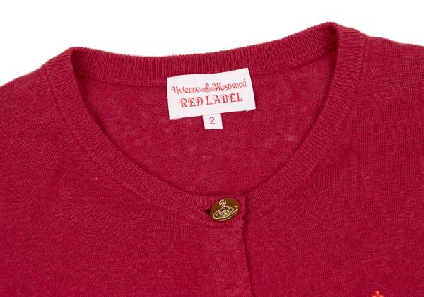 Vivienne Westwood Red Label Orb Cardigan Red Size 2