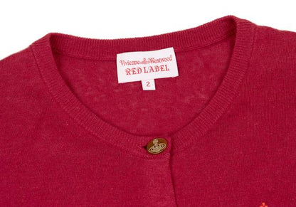 Vivienne Westwood Red Label Orb Cardigan Red Size 2