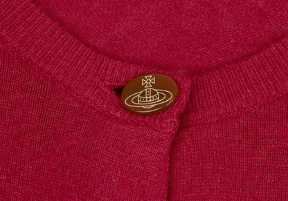 Vivienne Westwood Red Label Orb Cardigan Red Size 2