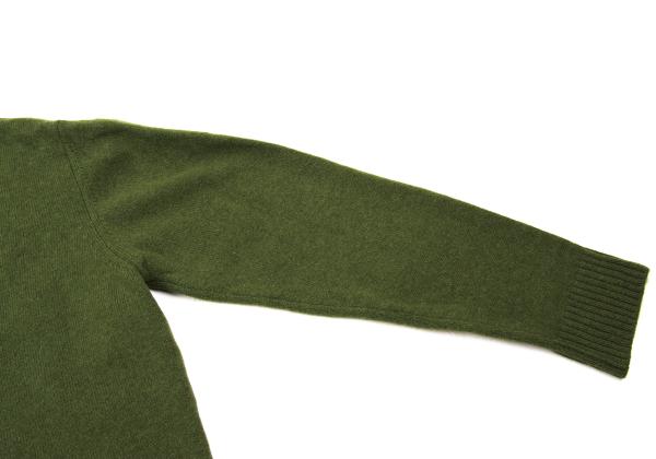 Papas Camel Wool Blend Henley High Neck Sweater Size 50L