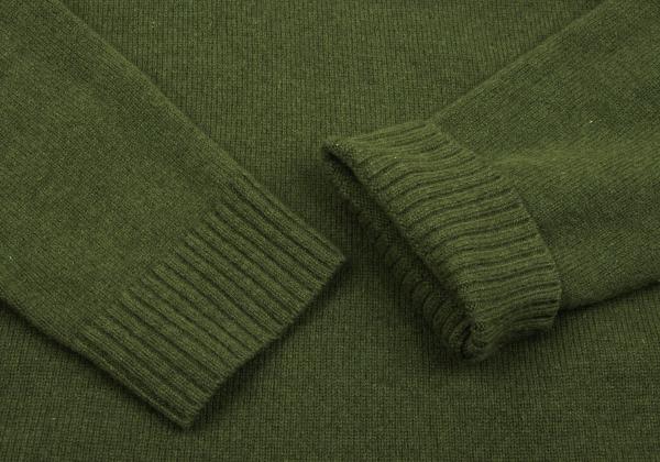 Papas Camel Wool Blend Henley High Neck Sweater Size 50L