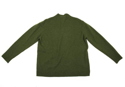 Papas Camel Wool Blend Henley High Neck Sweater Size 50L