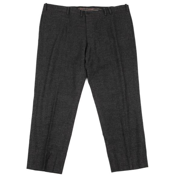 Papas Charcoal Wool Tapered Pants Size 58 3X