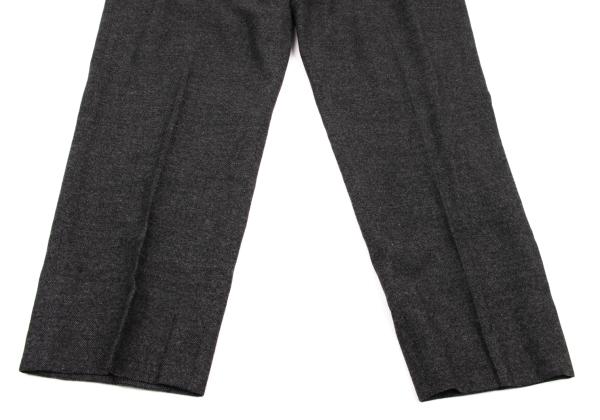 Papas Charcoal Wool Tapered Pants Size 58 3X