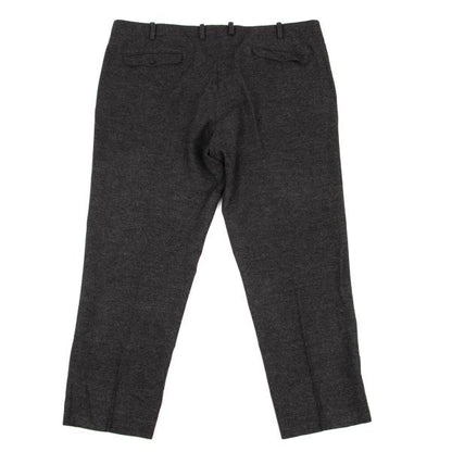 Papas Charcoal Wool Tapered Pants Size 58 3X