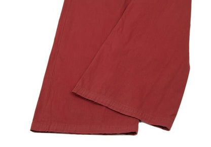 Jean Paul GAULTIER FEMME Cotton Stretch Pants Red Size 40