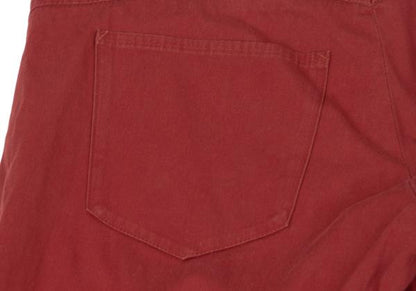 Jean Paul GAULTIER FEMME Cotton Stretch Pants Red Size 40