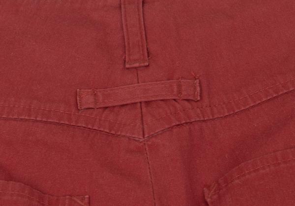Jean Paul GAULTIER FEMME Cotton Stretch Pants Red Size 40