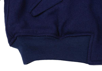 Mademoiselle NON NON Tricolor Varsity Navy Multi Jacket Size M