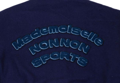 Mademoiselle NON NON Tricolor Varsity Navy Multi Jacket Size M