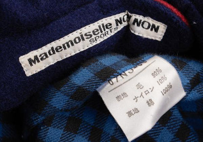 Mademoiselle NON NON Tricolor Varsity Navy Multi Jacket Size M