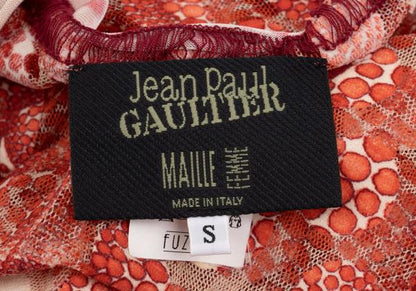 Jean Paul GAULTIER MAILLE FEMME Dot Print L/S Tee Size S