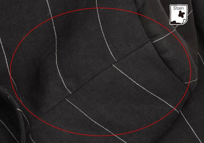 GIORGIO ARMANI Linen Stripe Collarless Jacket Gray Size 44