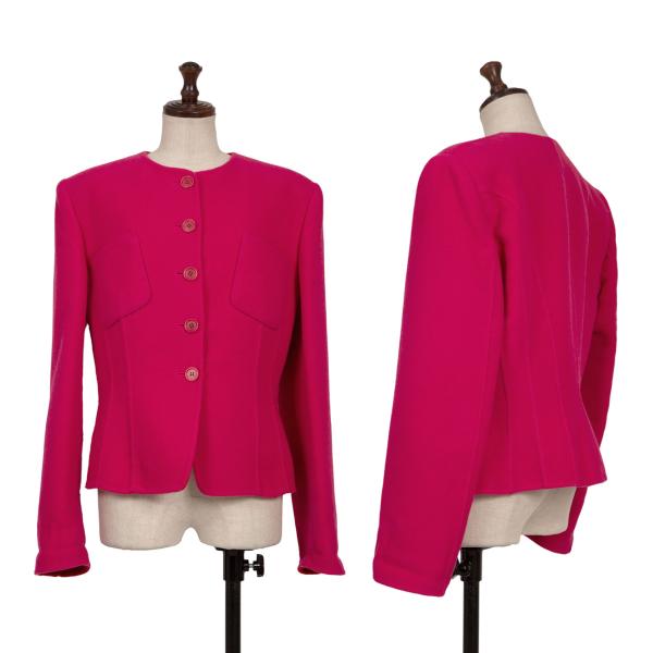 GIORGIO ARMANI Cashmere Blend Jacket Pink Size 44